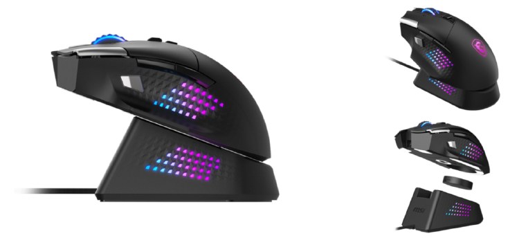 MSI VERSA PRO WIRELESS + MOUSE DOCK PRO Wireless Gaming Mouse