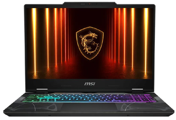 MSI Cyborg 15 B13WFKG-1058AU Translucent Black 15.6" FHD (1920 x 1080) IPS, 144Hz  5060 8GB Intel Core i7 13620H DDR5 16GB 512GB NVMe PCIe Gen4x4 SSD Windows 11 Home 4cell, 55.2Whr 1 Year Wty