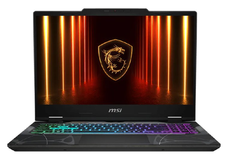 MSI Cyborg 15 B13WEKG-1060AU Translucent Black 15.6" FHD (1920 x 1080) IPS, 144Hz  5050 8GB Intel Core i7 13620H DDR5 16GB 512GB NVMe PCIe Gen4x4 SSD Windows 11 Home 4cell, 55.2Whr 1 Year Wty