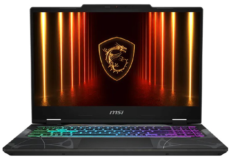 MSI Cyborg 15 B13WEKG-1069AU Translucent Black 15.6" FHD (1920 x 1080) IPS, 144Hz  5050 8GB Intel Core i7 13420H DDR5 16GB 512GB NVMe PCIe Gen4x4 SSD Windows 11 Home 4cell, 55.2Whr 1 Year Wty