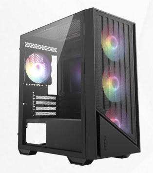 MSI PRO FORGE M051A Case - MicroATX-Tower, Black