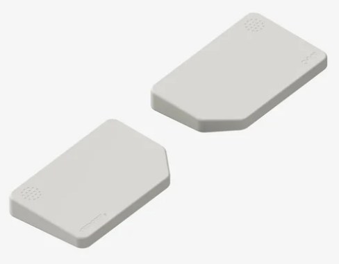 NuPhy Node Series High-Profile Silicone Wrist Rest (Lunar White)