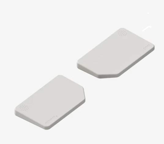 NuPhy Node Series Low-Profile Silicone Wrist Rest (Lunar White)