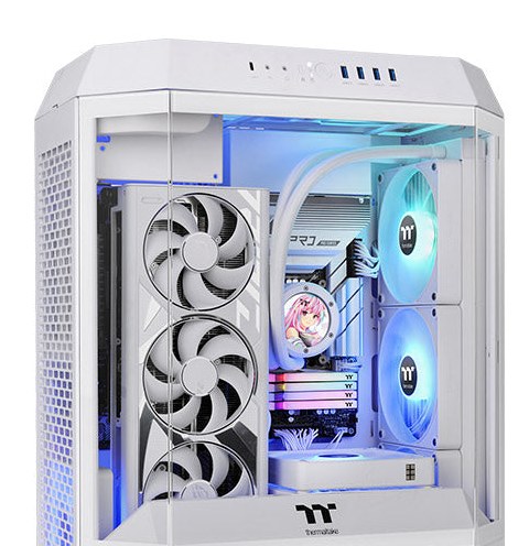 TECS FROST WHITE GAMING PC, INTEL CORE ULTRA 5 245K, 240mm AIO WATER COOLER, MSI PRO Z890-P WIFI, 32GB DDR5 6000MHz RGB RAM, ZOTAC RTX 5070 AMP WHITE 12GB, 1TB NVMe SSD, 850W PSU, THERMALTAKE TOWER 600, WINDOWS 11 HOME 64BIT
