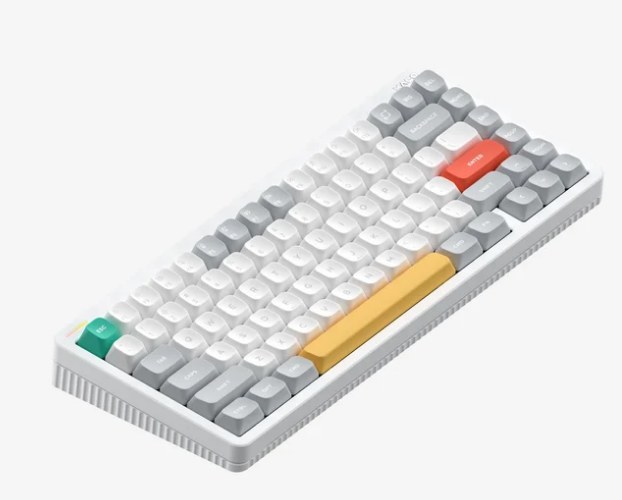 NuPhy Halo75 V2 IO Series Wireless Mechanical Keyboard (Ionic White) (Red Max Switch)