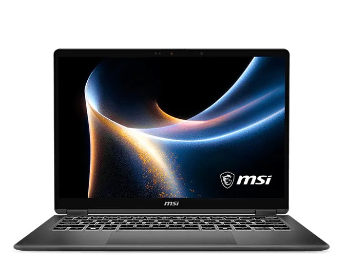 MSI Prestige 14 Flip AI+ D3MTG-469AU - Intel Core Ultra X7 358H, Intel Arc Graphics, LPDDR5x 32GB , 1TB NVMe SSD, 14" 1920 x 1200 OLED Touch, Windows 11 Pro, 3 Year Warranty