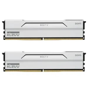 KLEVV BOLT V (AMD ONLY) 32GB KIT (2*16GB) DDR5 6000MHz CL30 WHITE