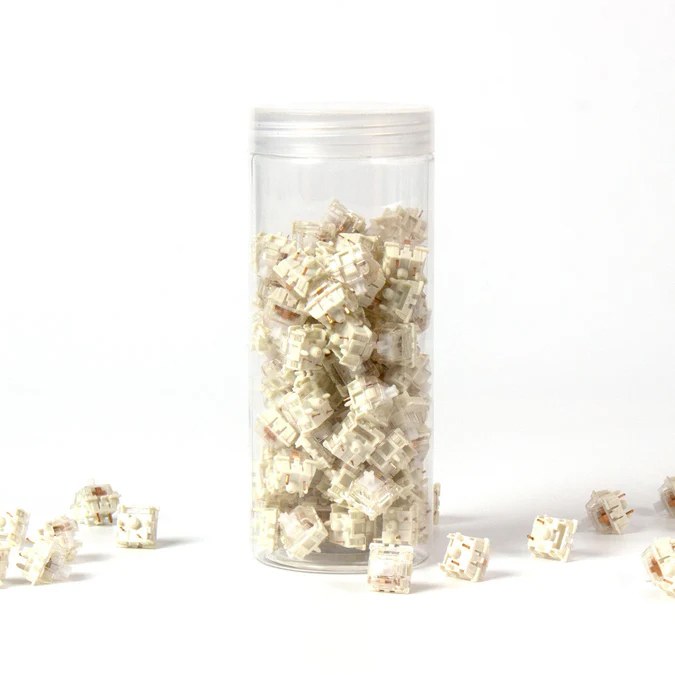 Keychron Gateron Silent Switch - White SMD 5 Pin 110pcs/Set (G48)