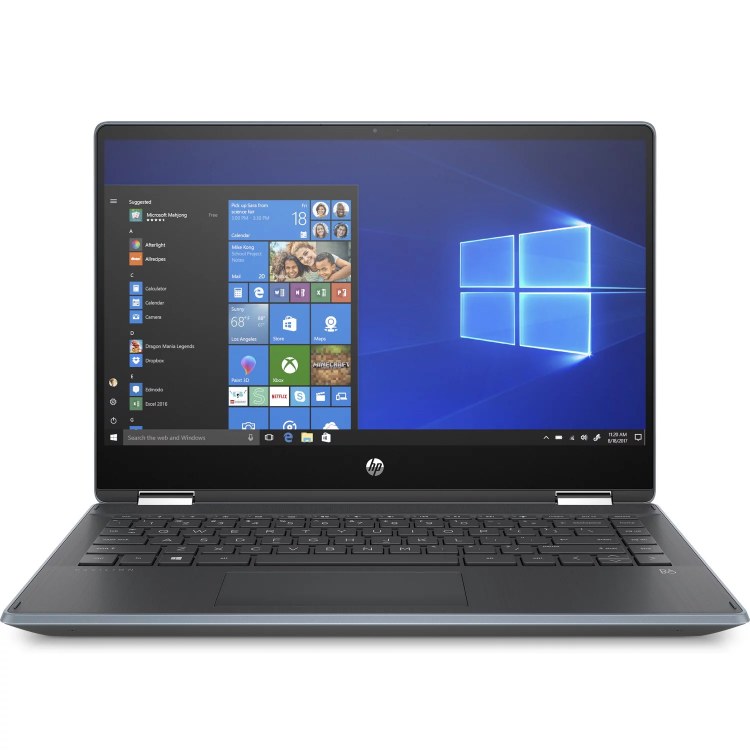 PRE-OWNED: HP Pavilion X360 - Intel Core i3-10110U, Intel UHD Graphics 128MB, 8GB DDR4 RAM, 128GB NVMe SSD, 14" 1366 x 768 60Hz Touch Screen. Windows 11 Home, 3 Month Warranty