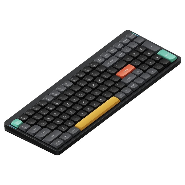 NuPhy Air96 V2 Low-Profile QMK/VIA Wireless Mechanical Keyboard (Black) (Brown)