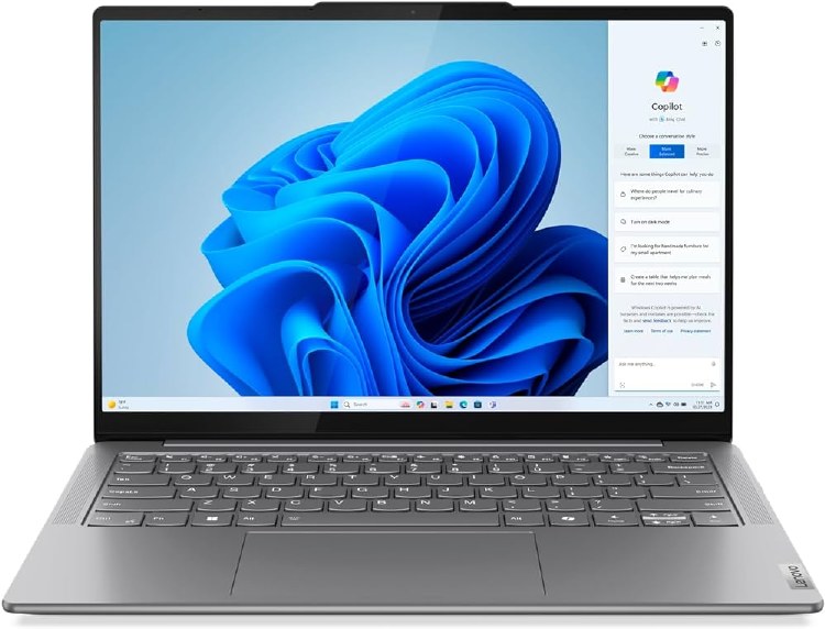 EX-DISPLAY: Lenovo Yoga Slim 7 14IMH9 - Intel Core Ultra 7 155H, Intel Arc Graphics, 32GB DDR5 RAM, 1TB NVMe SSD, 14" 1920 x 1200 OLED 60Hz, Windows 11 Home