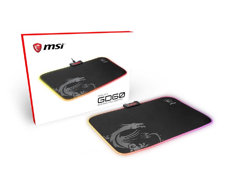 MSI Agility GD60 RGB Soft Gaming Mousepad - 386*276*2cm