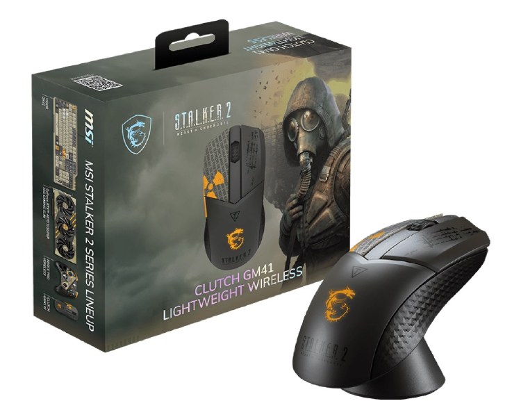 MSI CLUTCH GM41 LIGHTWEIGHT WIRELESS STALKER 2 EDITION MOUSE