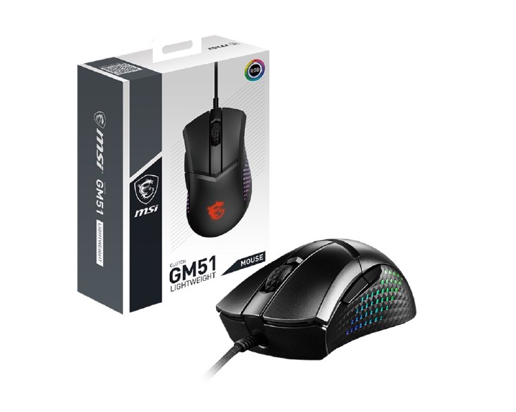 MSI CLUTCH GM51 LIGHTWEIGHT Wired Gaming Mouse