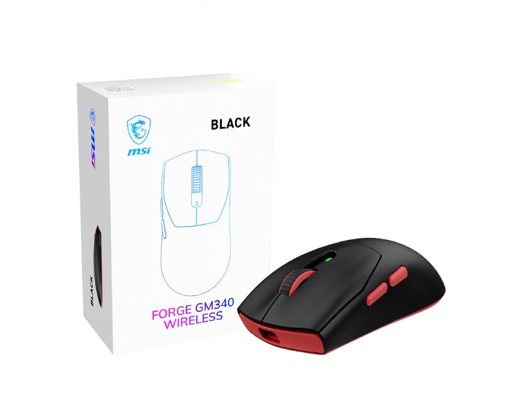 MSI FORGE GM340 W BLACK Wireless Gaming Mice