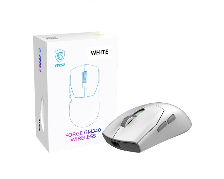 MSI FORGE GM340 W WHITE Wireless Gaming Mice