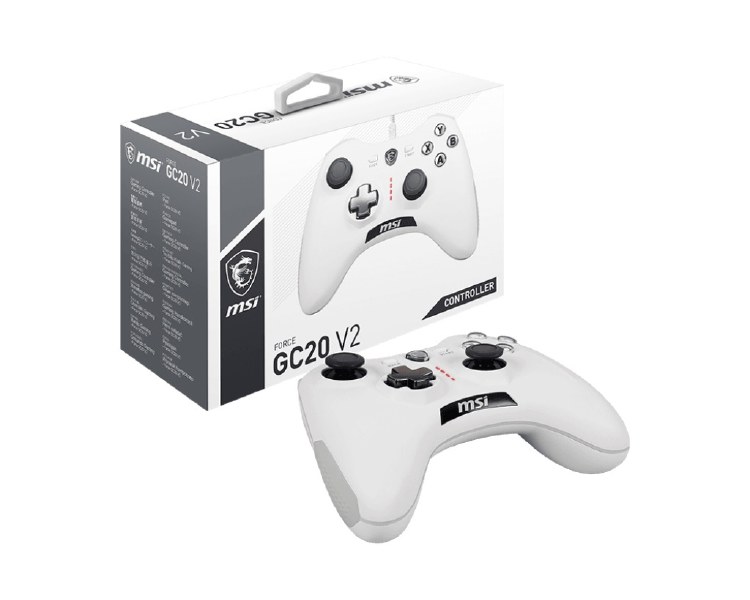 MSI FORCE GC20 V2 Wired Controller - White