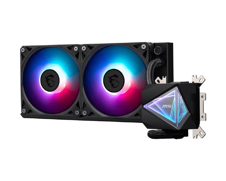 MSI MAG CORELIQUID I240 CPU Cooler - Liquid All-In-One Cooler, 240mm, Black