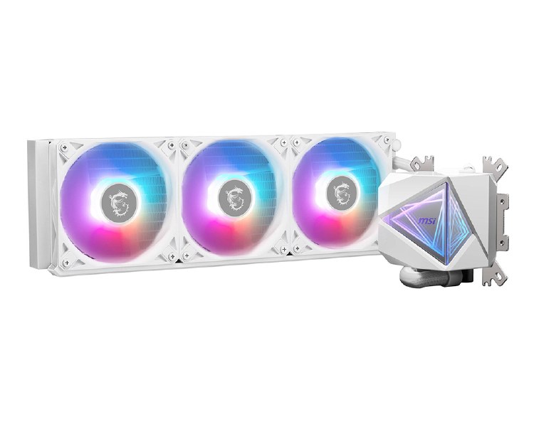 MSI MAG CORELIQUID I360 CPU Cooler - Liquid All-In-One Cooler, 360mm, White