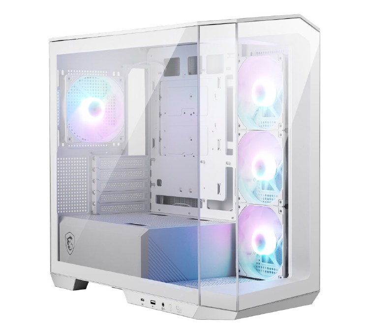 MSI MAG PANO M100R PZ Case - Micro-ATX Tower, White
