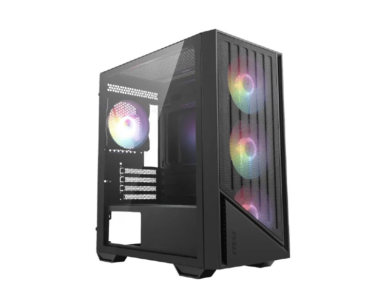 MSI PRO FORGE M051A Case - MicroATX-Tower, Black
