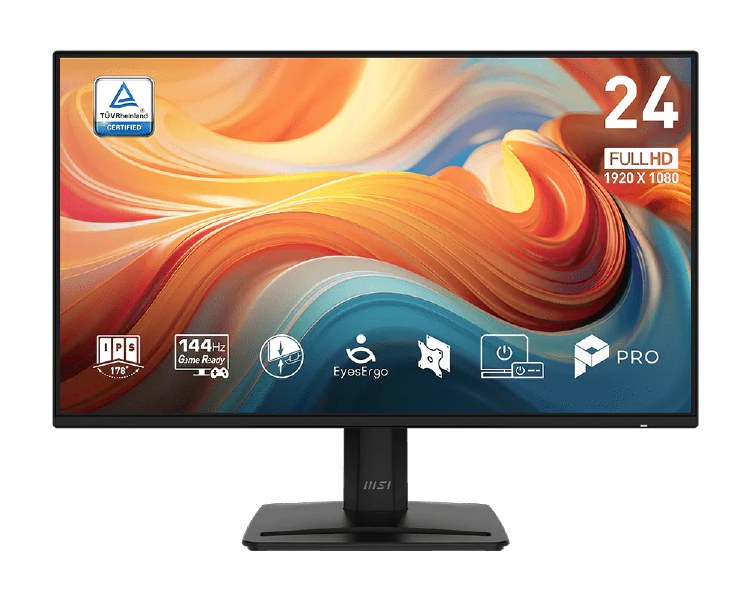 MSI PRO MP242 E14A - 23.8 IPS, 1920 x 1080 FHD, 144Hz, 1ms