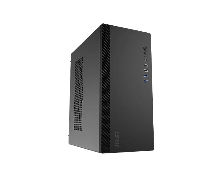 MSI PRO SHIELD M100P Case - MicroATX-Tower, Black