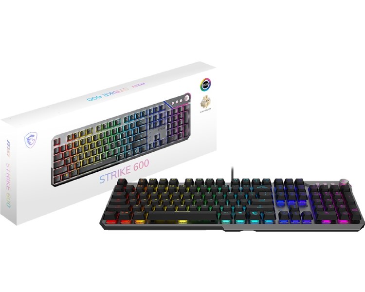 MSI STRIKE 600 Gaming Keyboard (Silent Sensation Switches)