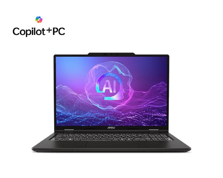 MSI Venture A16 AI+ A3HMG-015AU Solid Gray 16" 16:10 2K OLED (2048*1280) 120Hz,  RadeonGraphics AMD Ryzen  AI 7 350  DDR5 8GB*2 512GB NVMe PCIe SSD Gen4x4  Windows 11 Home  4 cell, 75Whr 1 Year Wty