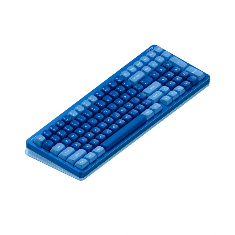 NuPhy Halo96 V2 - Standard Profile, Wired and Wireless, Hot-Swappable, Mint Switch, Blue Lagoon - KBNPHA96V2BLMT