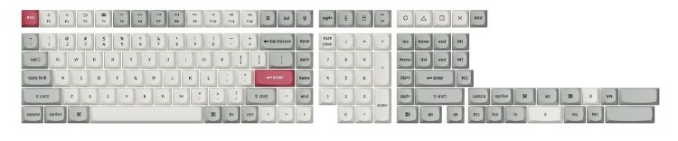 Double Shot PBT OSA Full Set 141 Keys Keycap Set (Retro)