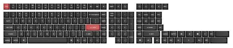 Double Shot PBT OSA Full Set 141 Keys Keycap Set (Purple)