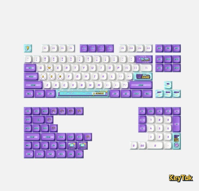 KeyTok KDS Arcade-ia Dye Sub PBT Keycaps - 142 Keys