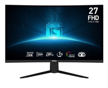 MSI G27C3F - 27" Rapid VA, 1920 x 1080 FHD, 180Hz, 1ms, AMD FreeSync