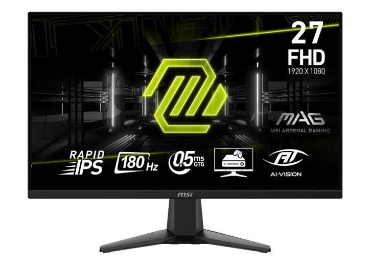 MSI MAG 275F - 27" Rapid IPS, 1920 x 1080 FHD, 180Hz, 0.5ms, Adaptive-Sync