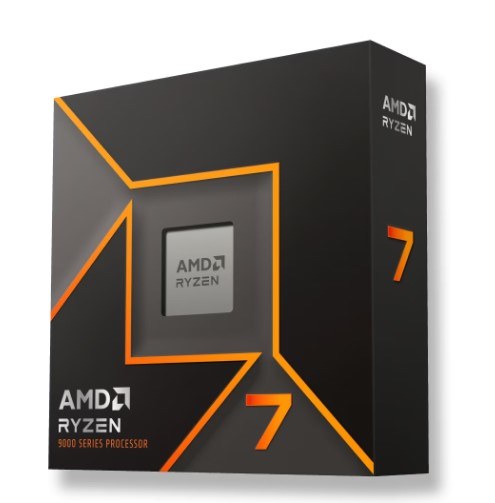 AMD Ryzen 7 9700X, 8 Cores/16Threads, 65 watts, Max Freq 5.5Ghz, 40MB Cache, WOF Radeonâ„¢ Graphics