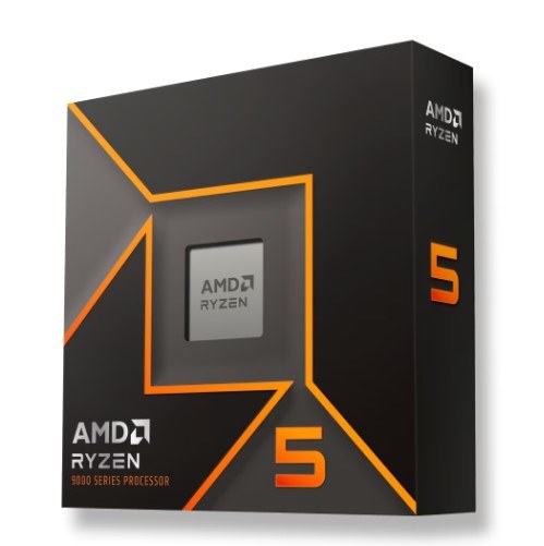 AMD Ryzen 5 9600X, 6Cores/12Threads, 65 watts, Max Freq 5.4Ghz, 38MB Cache, Wraith Stealth  Cooler, Radeonâ„¢ Graphics