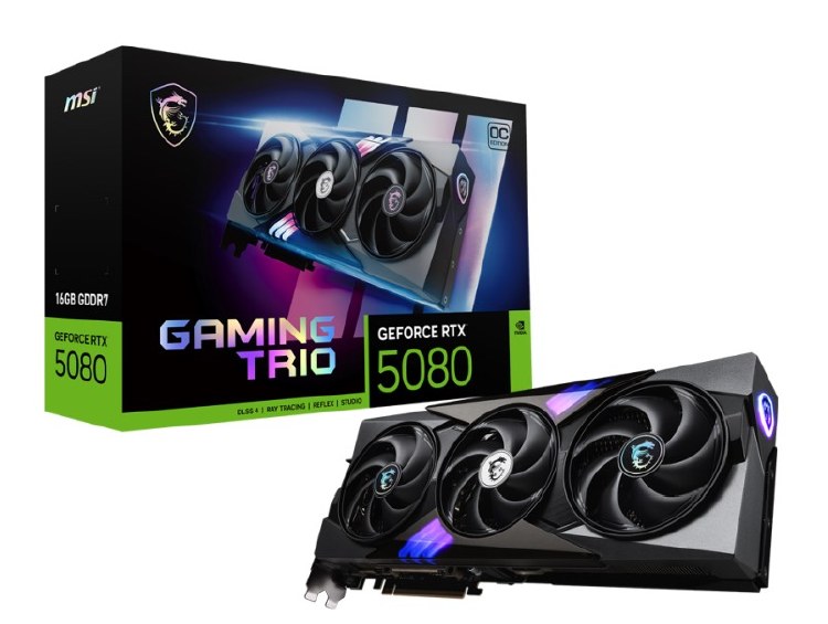 MSI GeForce RTX 5080 16G GAMING TRIO OC