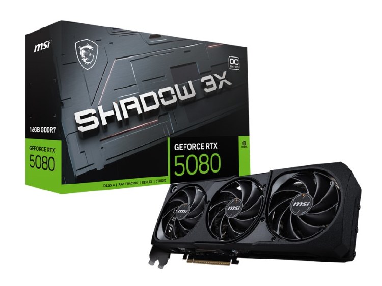MSI GeForce RTX 5080 16G SHADOW 3X OC
