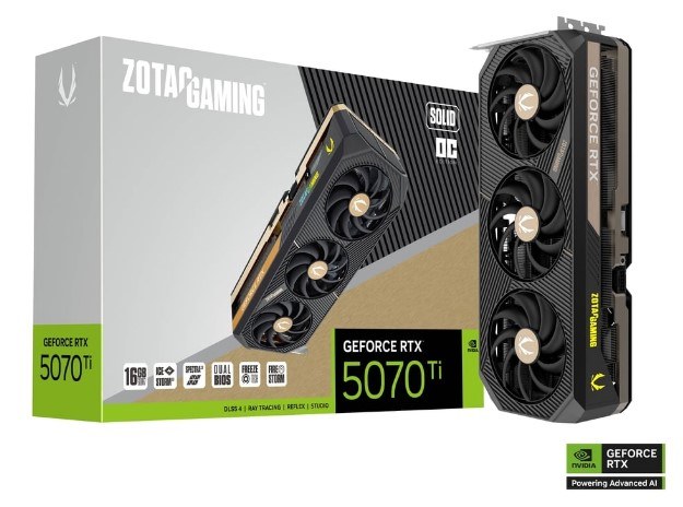 ZOTAC GeForce RTX 5070 Ti 16G SOLID OC