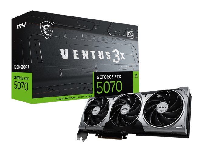 MSI GeForce RTX 5070 12G VENTUS 3X OC