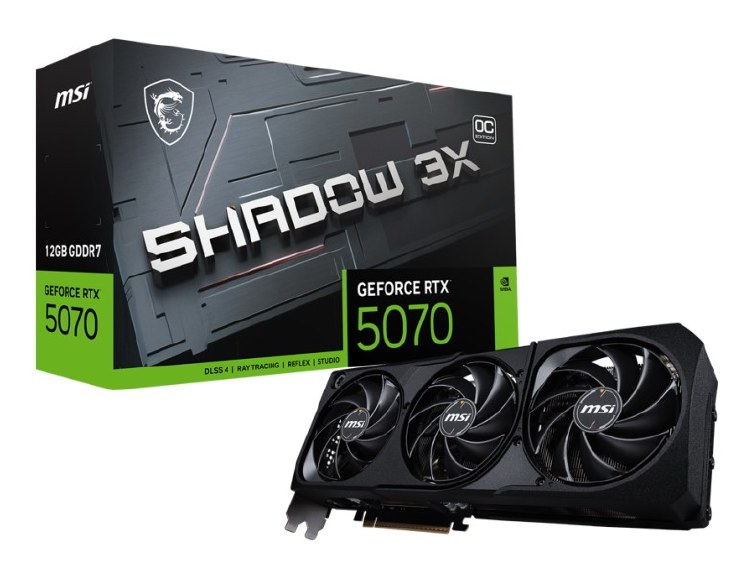 MSI GeForce RTX 5070 12G SHADOW 3X OC