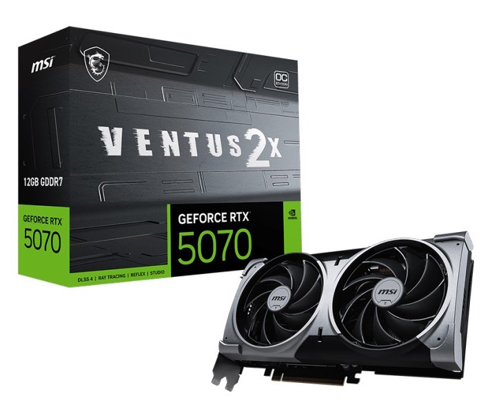 MSI GeForce RTX 5070 12G VENTUS 2X OC