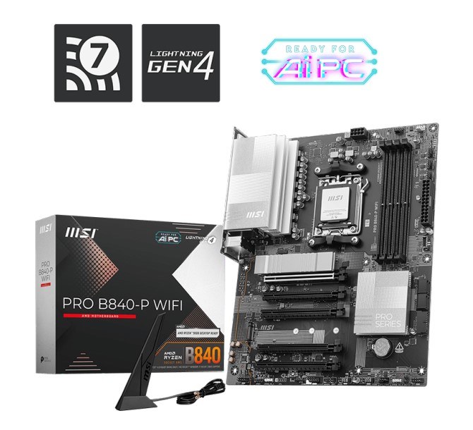 MSI PRO B840-P WIFI AM5 Motherboard