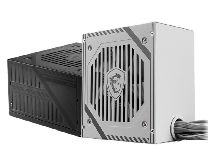MSI MAG A650BNL WHITE 650W (80 Plus Bronze) ATX Power Supply Unit