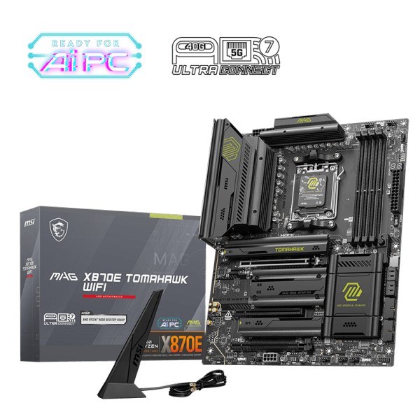 MSI MAG X870E TOMAHAWK WIFI AMD AM5 Series MOTHERBOARD