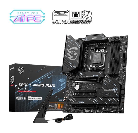 MSI X870 GAMING PLUS WIFI AMD AM5 Series MOTHERBOARD