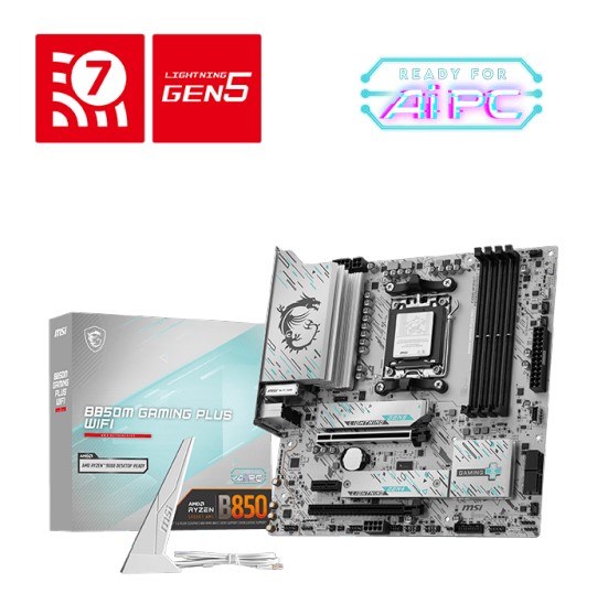 MSI MAG B850M GAMING PLUS WIFI AM5 Motherboard