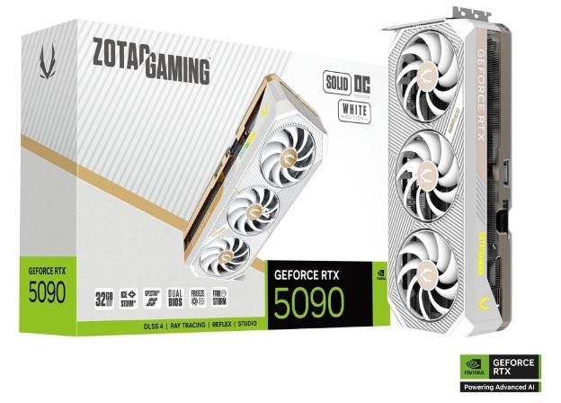 ZOTAC GeForce RTX 5090 32G SOLID OC White