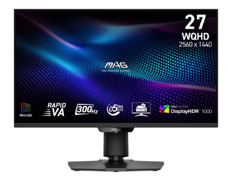 MSI MAG 274QPF X30MV - 27" Rapid VA, 2560 x 1440 WQHD, 300Hz, 0.5ms